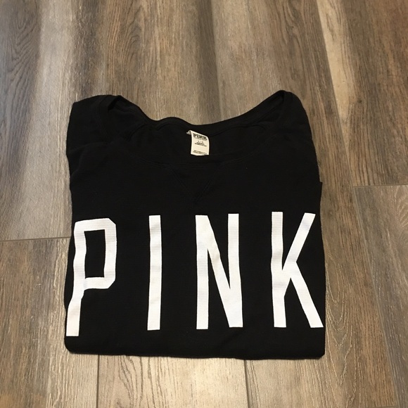 PINK Victoria's Secret Other - victoria’s secret black sleepwear long sleeve